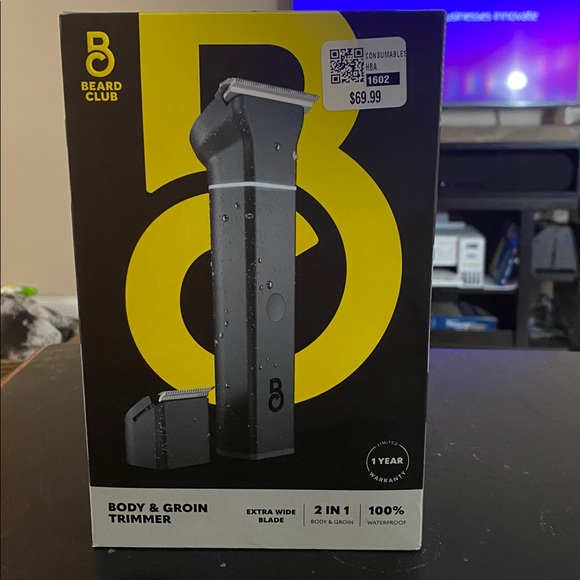 Beard Club NIB Body & Groin‎ Trimmer Extra Wide Blade 100% Waterproof Shaver - Picture 5 of 6